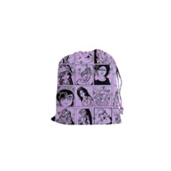 Lilac Yearbook 2 Drawstring Pouches (xs)  by snowwhitegirl