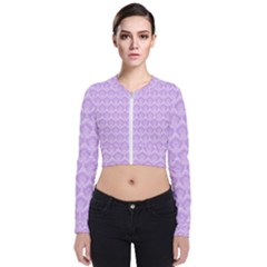 Damask Lilac Bomber Jacket by snowwhitegirl