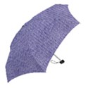 Knitted Wool Lilac Mini Folding Umbrellas View2