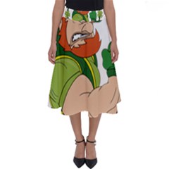 St  Patricks Day Perfect Length Midi Skirt by Valentinaart