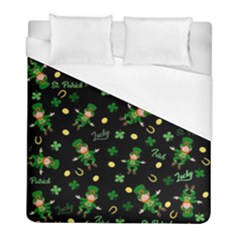 St Patricks Day Pattern Duvet Cover (full/ Double Size) by Valentinaart