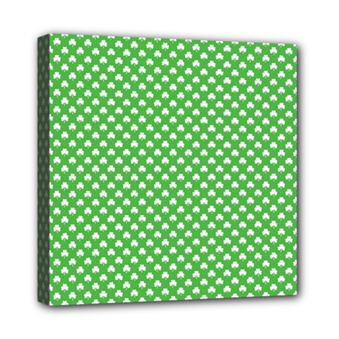 White Heart-shaped Clover On Green St  Patrick s Day Multi Function Bag	 by PodArtist