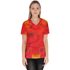 Flower Scrub Top by snowwhitegirl