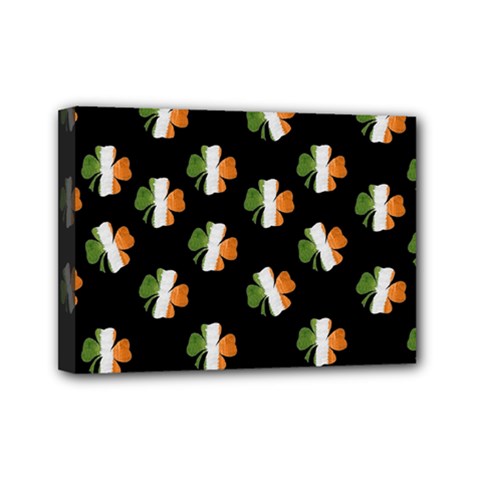 Irish Clover Mini Canvas 7  X 5  by Valentinaart