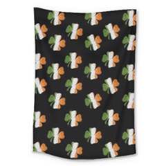 Irish Clover Large Tapestry by Valentinaart