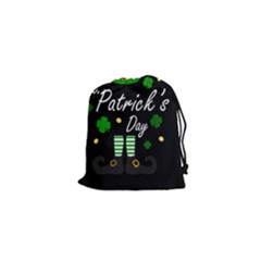 St Patricks Leprechaun Drawstring Pouches (xs)  by Valentinaart