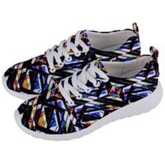 Multicolor Geometric Abstract Pattern Men s Lightweight Sports Shoes by dflcprints