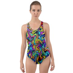 P 826 Cut-out Back One Piece Swimsuit by ArtworkByPatrick