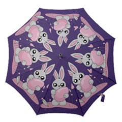 Easter Bunny  Hook Handle Umbrellas (large) by Valentinaart