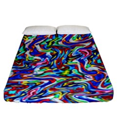 Pattern-10 Fitted Sheet (king Size) by ArtworkByPatrick