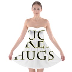 Freehugs Strapless Bra Top Dress by cypryanus