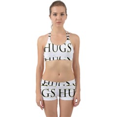 Freehugs Back Web Sports Bra Set by cypryanus