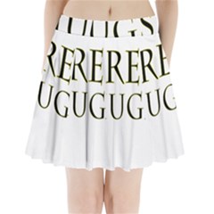 Freehugs Pleated Mini Skirt by cypryanus