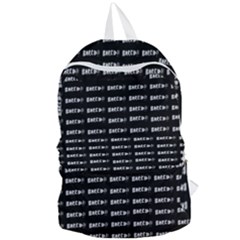 Bored Comic Style Word Pattern Foldable Lightweight Backpack by dflcprints