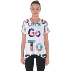 Hawaii Cut Out Side Drop Tee by Howtobead