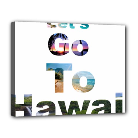 Hawaii Canvas 14  X 11  by Howtobead