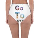 Hawaii Reversible High-Waist Bikini Bottoms View4