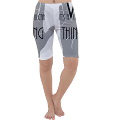 Vulcan Thing Cropped Leggings  by Howtobead