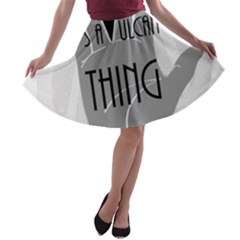 Vulcan Thing A-line Skater Skirt by Howtobead