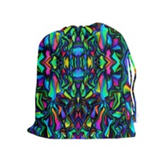 Pattern-14 Drawstring Pouches (extra Large) by ArtworkByPatrick
