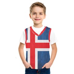Iceland Flag Kids  Sportswear by Valentinaart