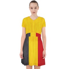 Belgium Flag Adorable In Chiffon Dress by Valentinaart