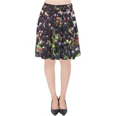Elderberries Velvet High Waist Skirt by trendistuff