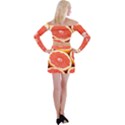 GRAPEFRUIT 1 Off Shoulder Top with Mini Skirt Set View2