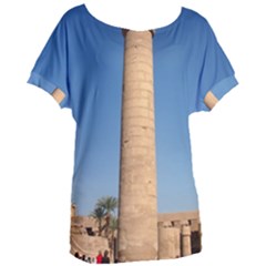 Temple Of Karnak Luxor Egypt  Women s Oversized Tee by StarvingArtisan
