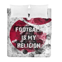 Football Is My Religion Duvet Cover Double Side (full/ Double Size) by Valentinaart