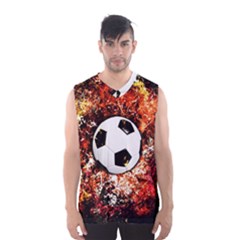 Football  Men s Basketball Tank Top by Valentinaart