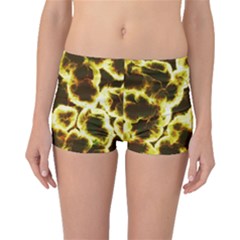 Abstract Pattern Boyleg Bikini Bottoms by Sapixe