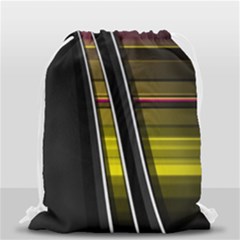 Abstract Multicolor Vectors Flow Lines Graphics Drawstring Bag (small) by Sapixe