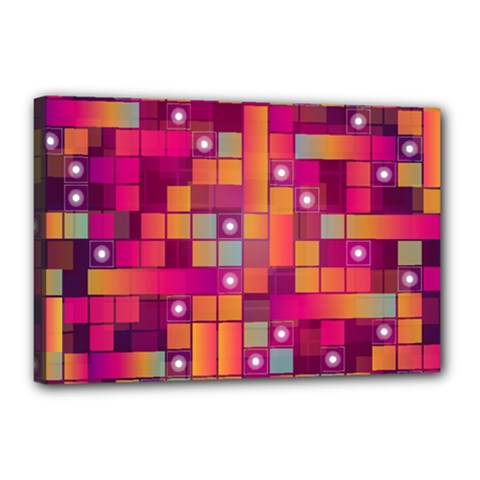 Abstract Background Colorful Canvas 18  X 12  by Sapixe