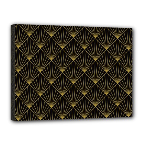 Abstract Stripes Pattern Canvas 16  X 12  by Sapixe