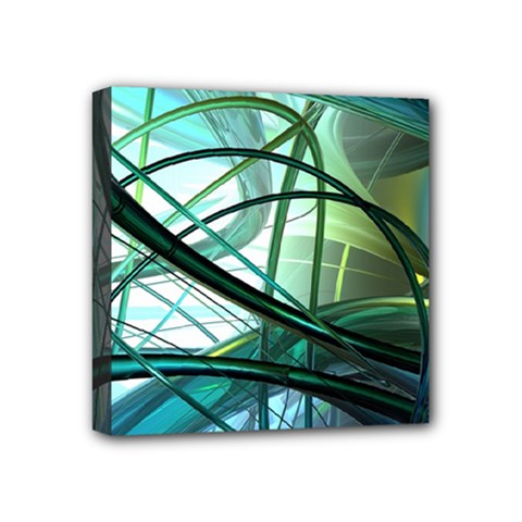 Abstract Mini Canvas 4  X 4  by Sapixe