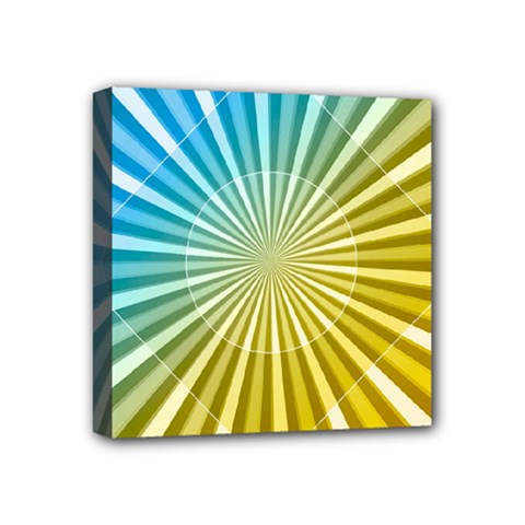 Abstract Art Art Radiation Mini Canvas 4  X 4  by Sapixe