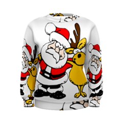 Christmas Santa Claus Women s Sweatshirt by Sapixe