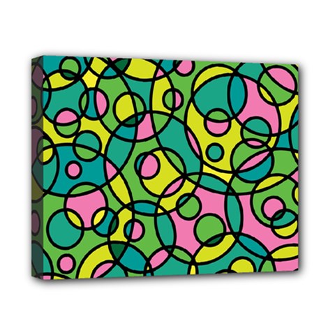 Circle Background Background Texture Canvas 10  X 8  by Sapixe