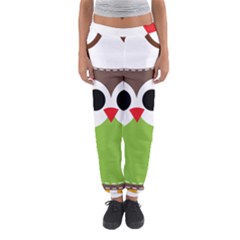 Clip Art Animals Owl Women s Jogger Sweatpants by Sapixe