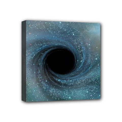 Cosmic Black Hole Mini Canvas 4  X 4  by Sapixe