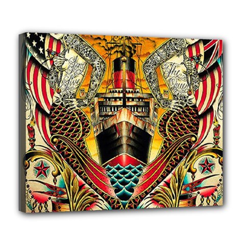 Hail Fine Art Print Deluxe Canvas 24  X 20   by Sapixe