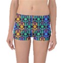 Pattern Background Bright Blue Boyleg Bikini Bottoms View1