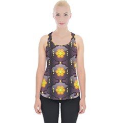 Pattern Background Yellow Bright Piece Up Tank Top by Sapixe