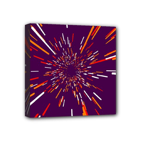Space Trip 4 Mini Canvas 4  X 4  by jumpercat