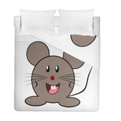 Raton Mouse Christmas Xmas Stuffed Animal Duvet Cover Double Side (full/ Double Size) by Sapixe