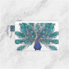 Peacock Bird Peacock Feathers Canvas Cosmetic Bag (small) by Sapixe