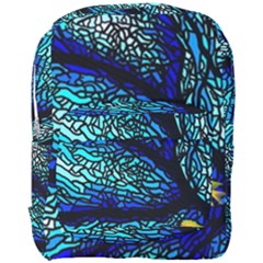Sea Fans Diving Coral Stained Glass Full Print Backpack by Sapixe