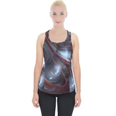 Shells Around Tubes Abstract Piece Up Tank Top by Sapixe
