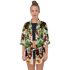 Doves Matchmaking 12 Open Front Chiffon Kimono by bestdesignintheworld